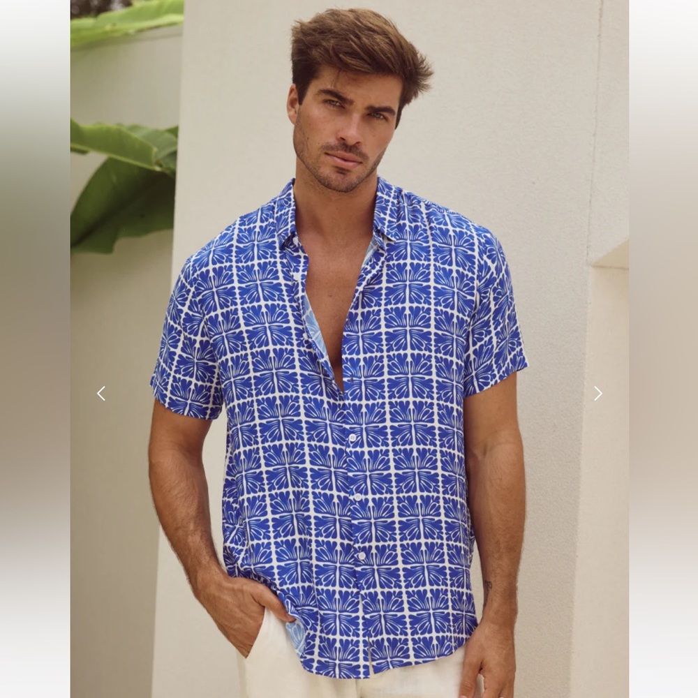 Runaway the label MOORE SHIRT - ASCEND BLUE